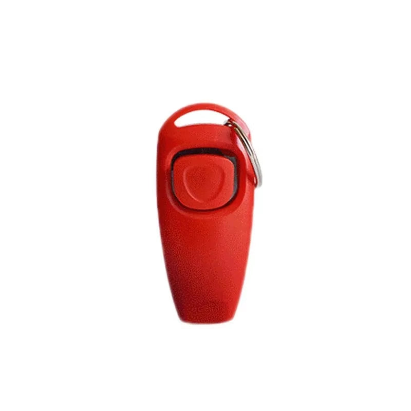 Pet Dog Whistle and Clicker Pet Multifunctional 2-In-1 Clicker Puppy Stop Barking Training Aid Clicker Portable Trainer