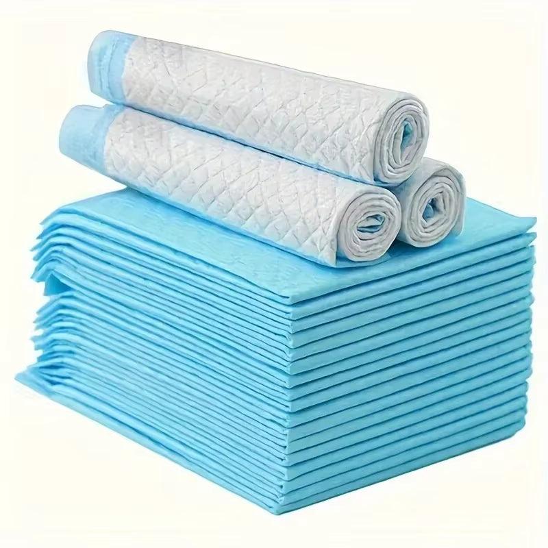 20-100Pcs Super Absorbent Odor-Control Disposable Dog Diapers & Training Pads
