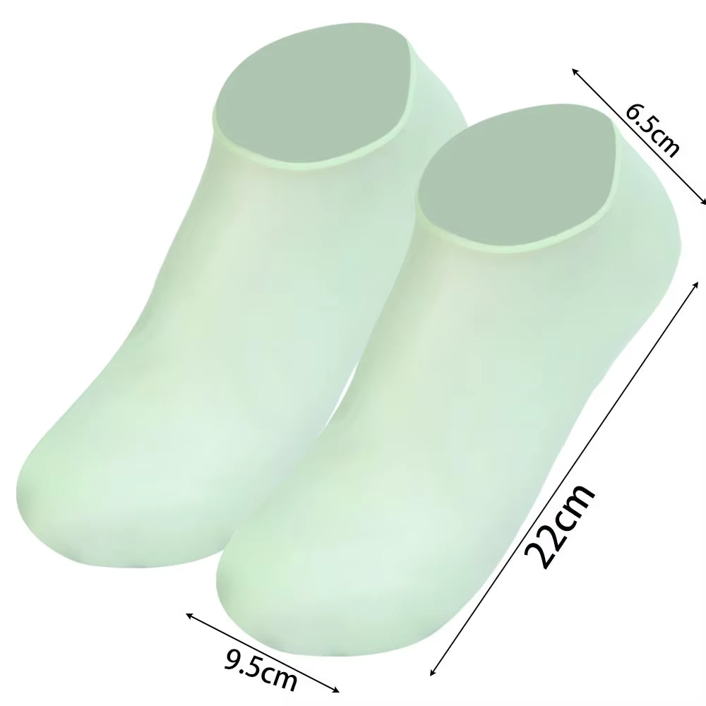 1/3Pairs Silicone Moisturizing Foot Socks anti Cracking Dry Dead Skin Foot Spa Tools Reusable Gel Stocking Protective Feet Cover