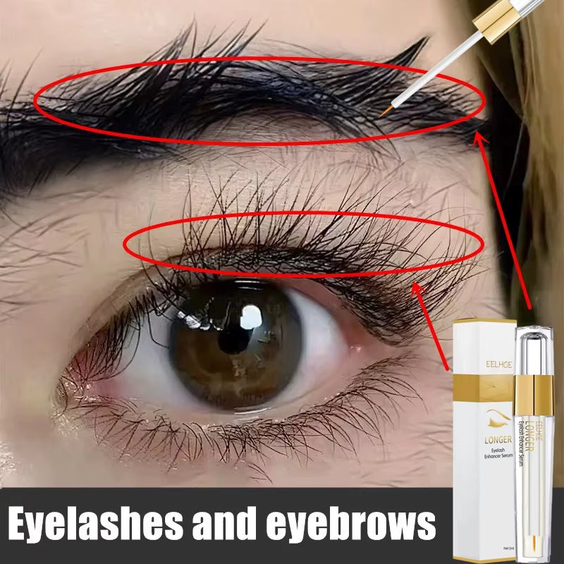 Fast Eyelash Growth Serum 5 Days Natural Eyelash Enhancer Longer Fuller Thicker Lashes Treatment New Products Eye Care Makeup ﻿