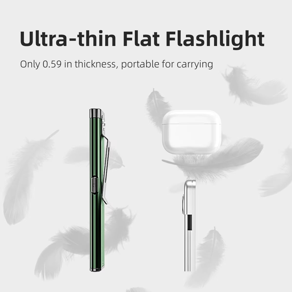 T7 Latest LED Keychain Flashlight 650Lm Portable Mini Torch Light Pocket Lantern Flood Work Light with Magnet