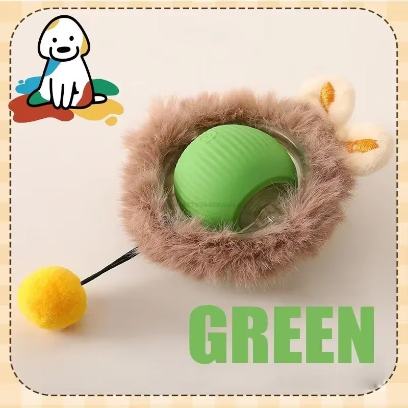 Interactive Rolling Cat Ball Dog Toy Rolling Ball for Indoor 360° Automatic Rolling Pet Ball Self Rollingball Pet Supplies