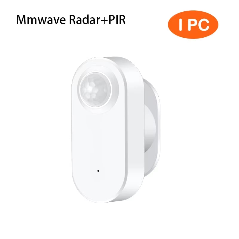 Zigbee Human Presence+ PIR Motion Detection Sensor Luminance Detector Battery Operated Support Zigbee2Mqtt Home Assistant