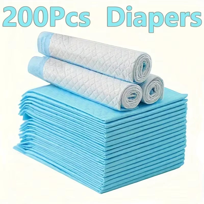 20-100Pcs Super Absorbent Odor-Control Disposable Dog Diapers & Training Pads