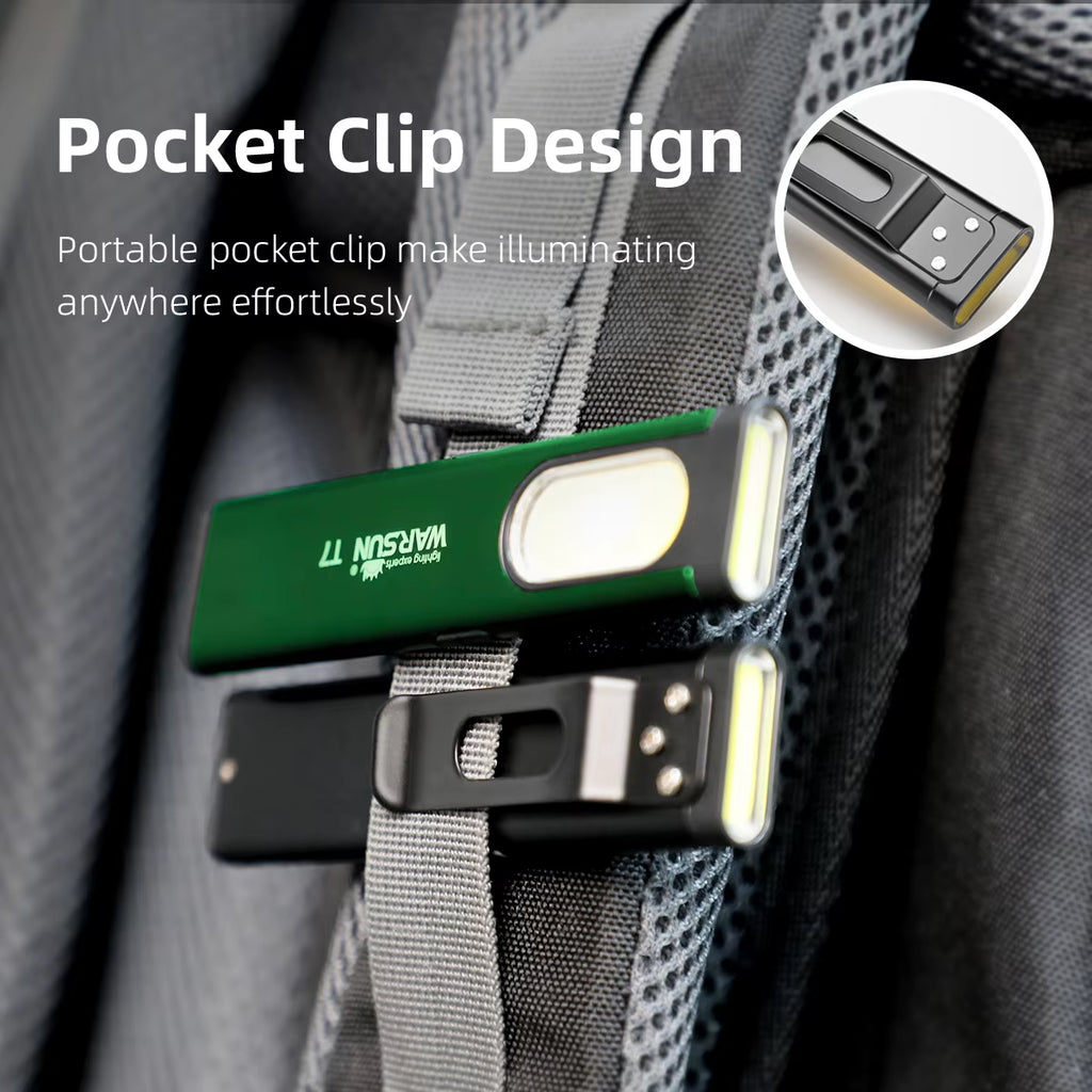 T7 Latest LED Keychain Flashlight 650Lm Portable Mini Torch Light Pocket Lantern Flood Work Light with Magnet