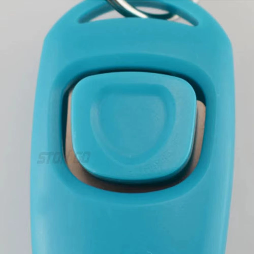 Pet Dog Whistle and Clicker Pet Multifunctional 2-In-1 Clicker Puppy Stop Barking Training Aid Clicker Portable Trainer